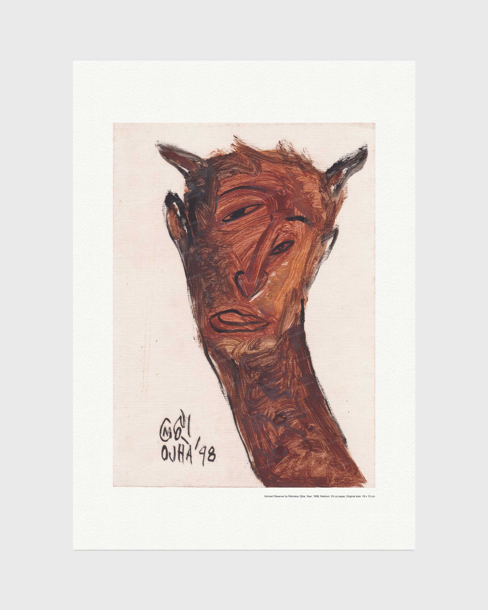 Horned Observer | Fine Art Print