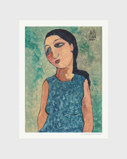Blue Dress Figure | Fine Art Print
